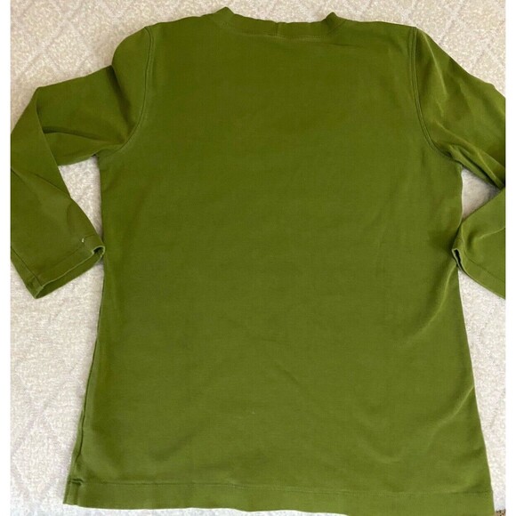 Preswick & Moore Women’s Lightweight Green Stretch Top  Size Petite Medium - Picture 10 of 14